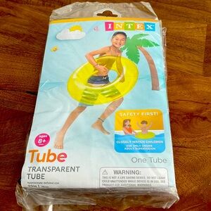 Transparent swim tube. NIB as shown.